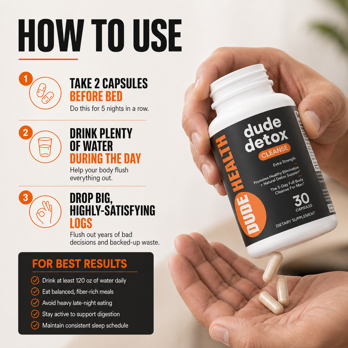 Dude Detox Cleanse Kit